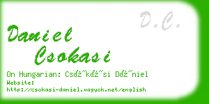 daniel csokasi business card